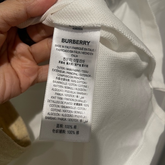 Burberry Fishnet print Polo Shirt - Picture 5 of 8